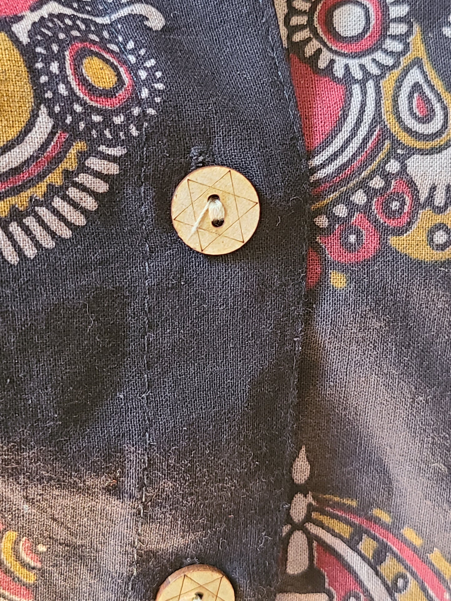 Crop Shirt - Full Sleeves Kalamkari
