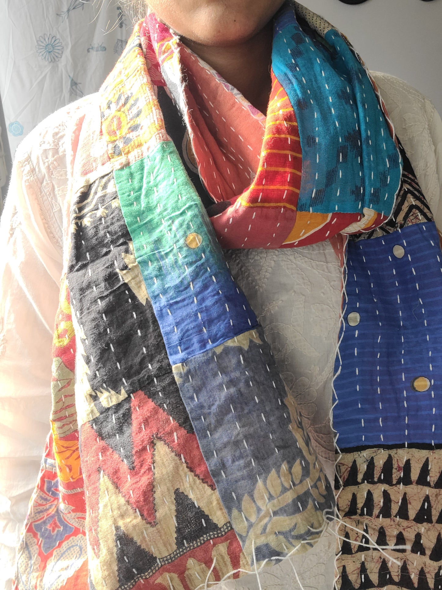 Set of 2 Kantha Scarf