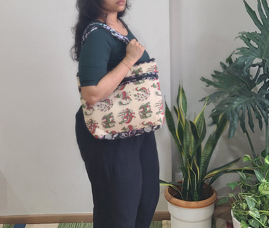 Kalamkari quilted Bags