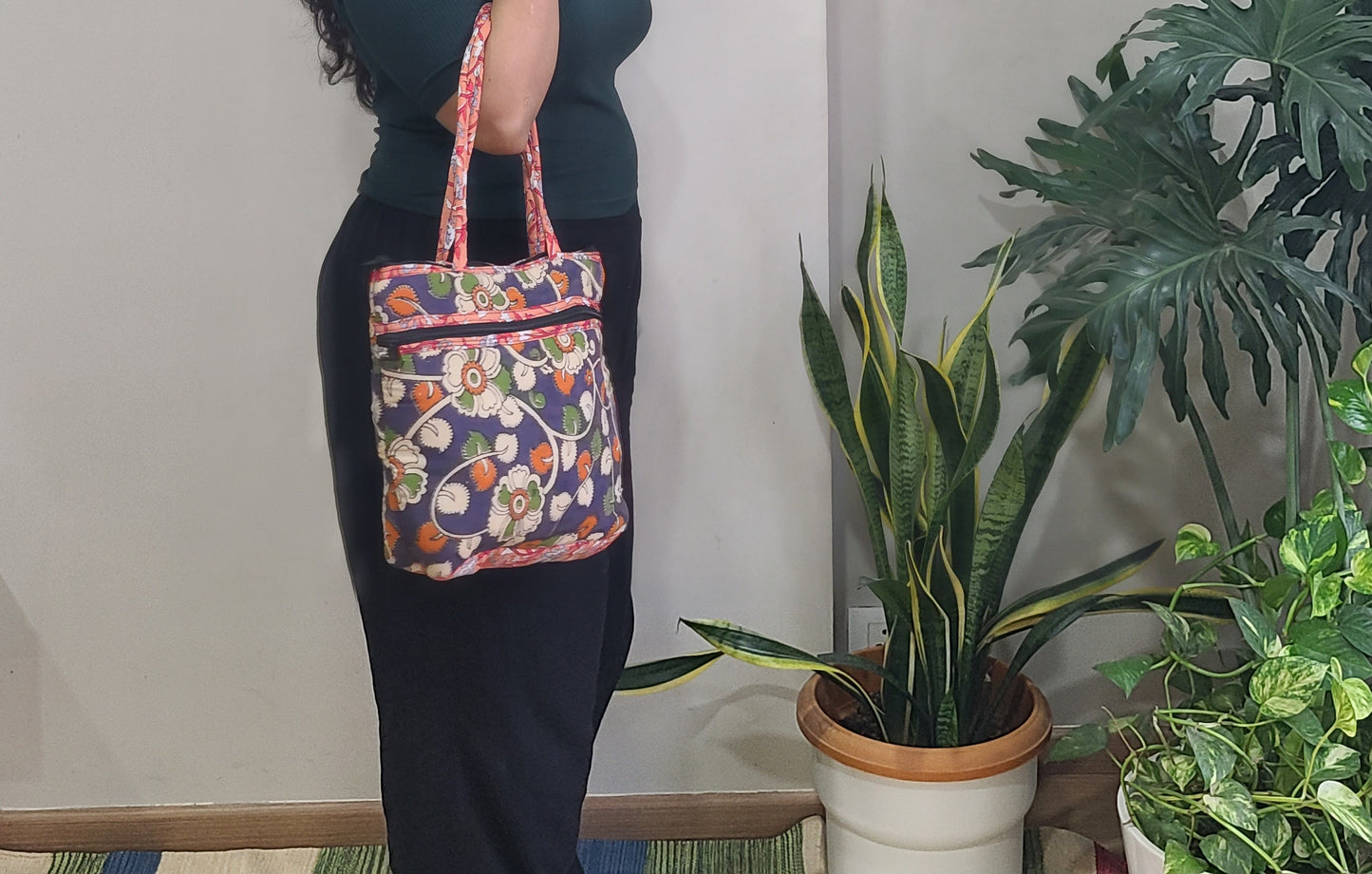 Kalamkari quilted Bags
