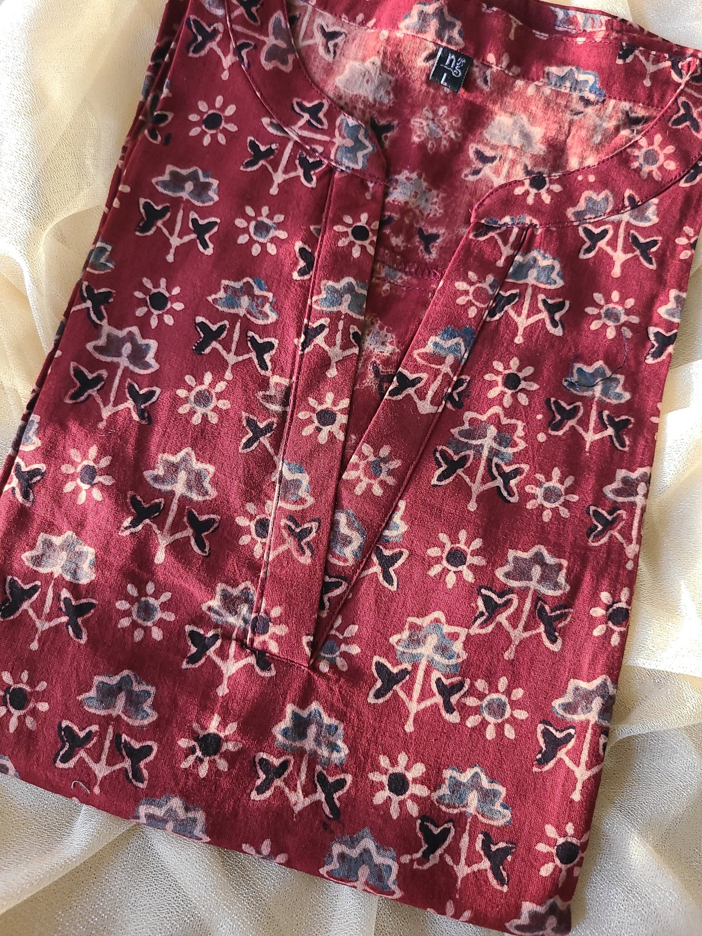 Diva- Ajrakh Casual tops