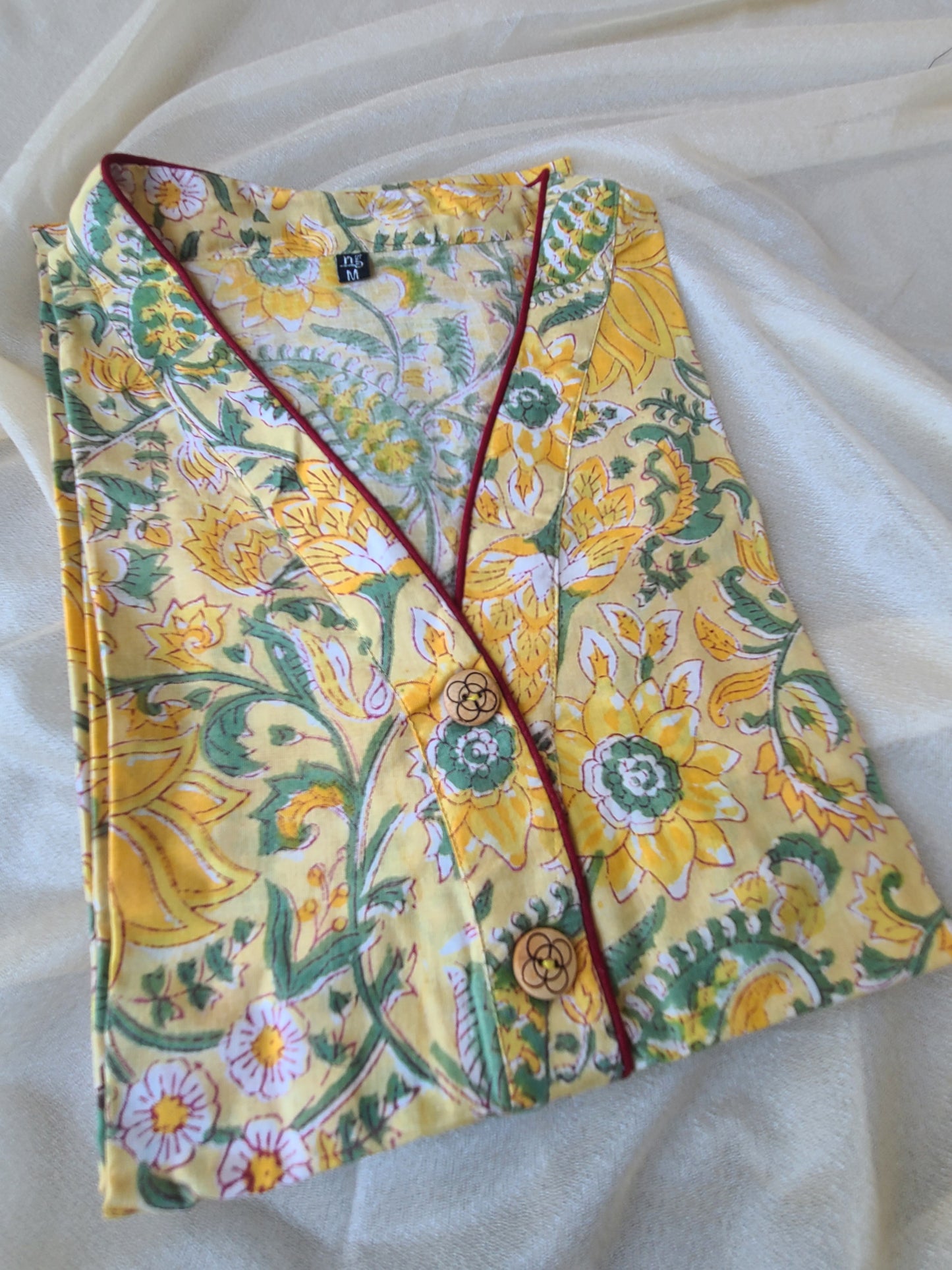 Cotton Bagru printed Long Kurtis