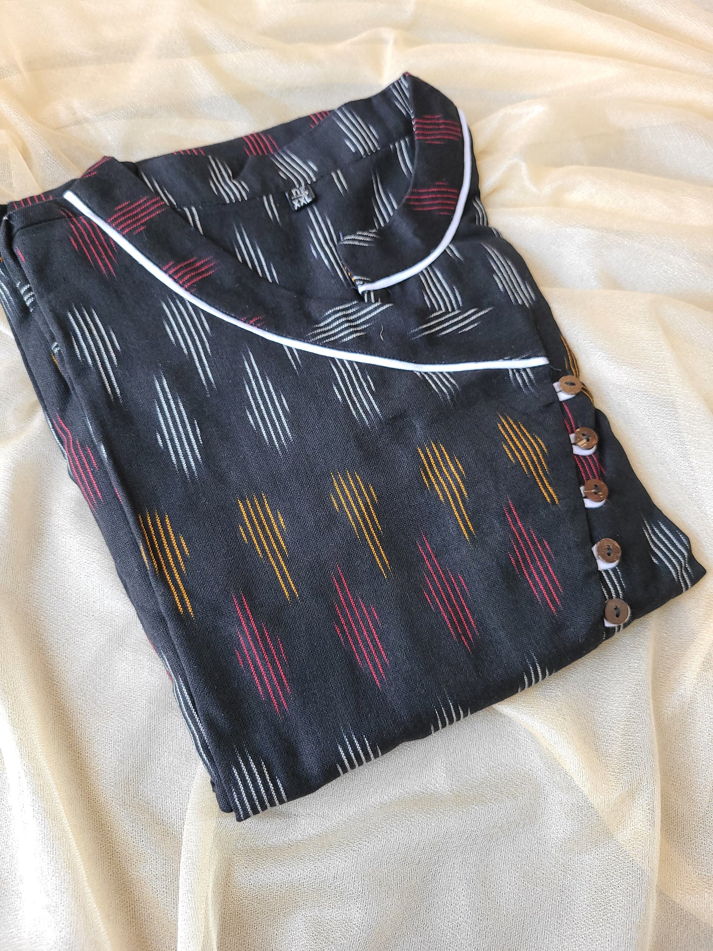 Cotton - Ikkat Long Kurtis