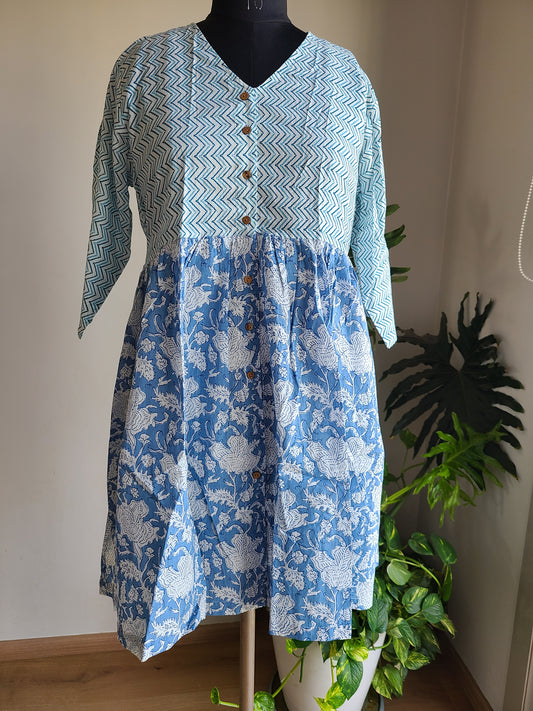 Block printed Dress