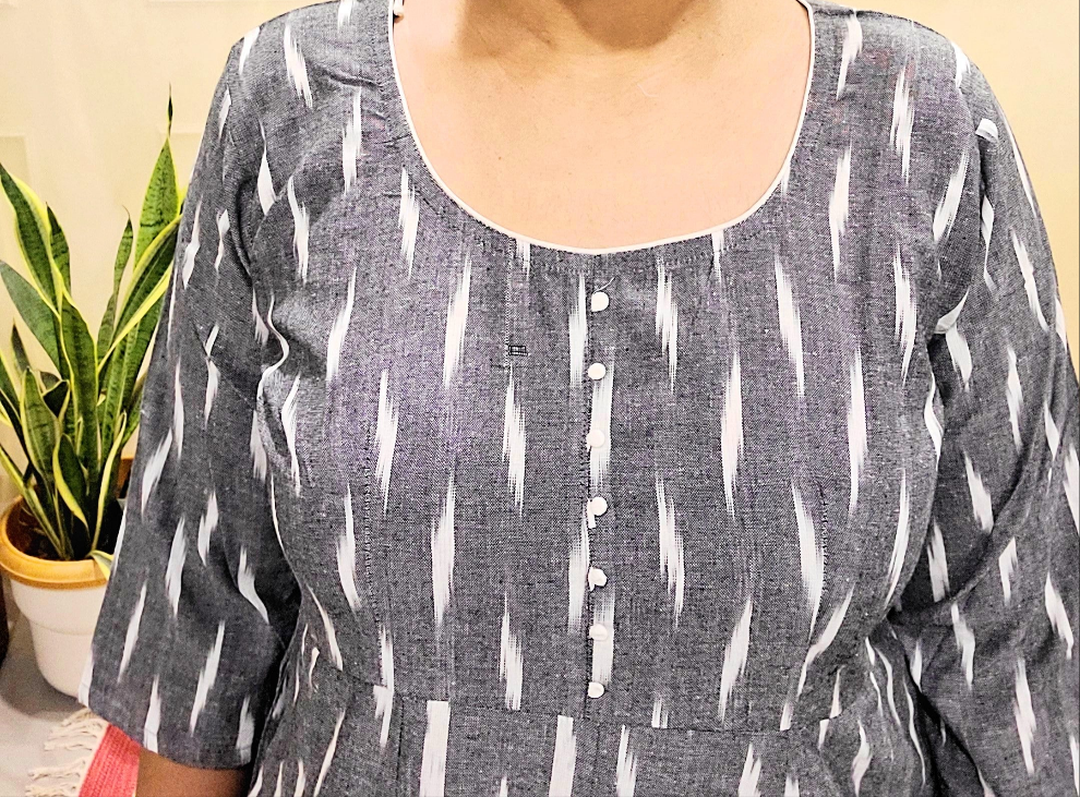 Ikkat Dress