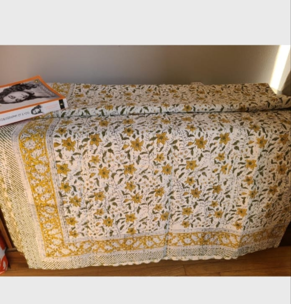Facebook order - 2 Kantha 90x 60 quilts