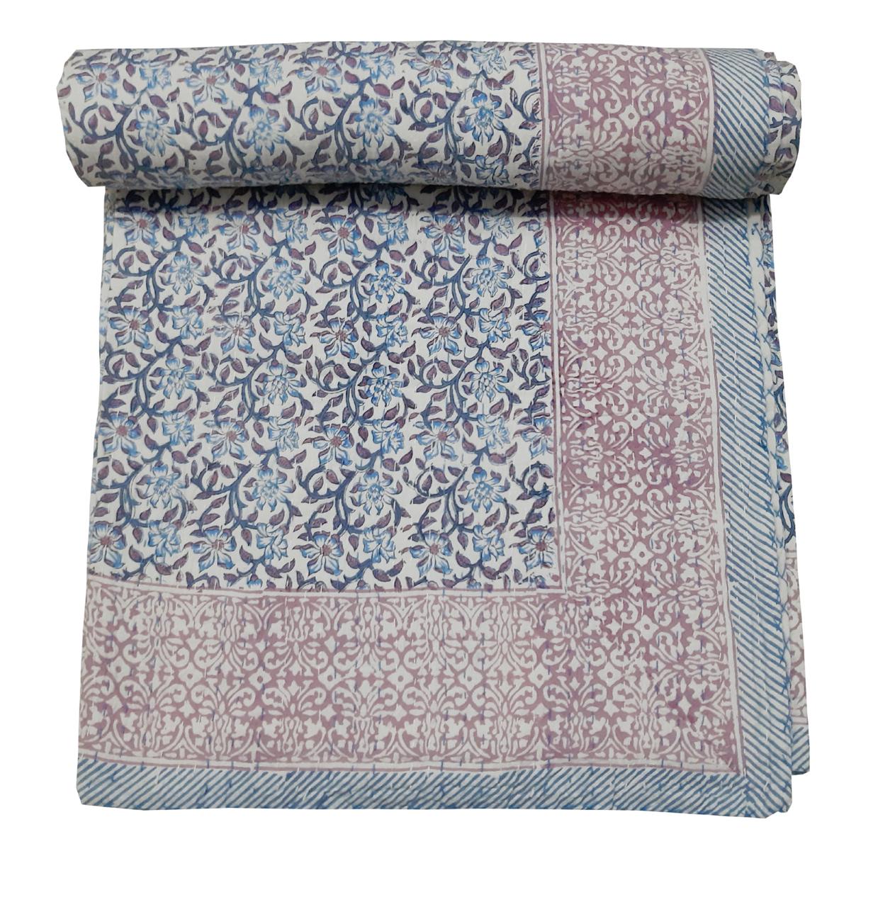 Facebook order - 2 Kantha 90x 60 quilts