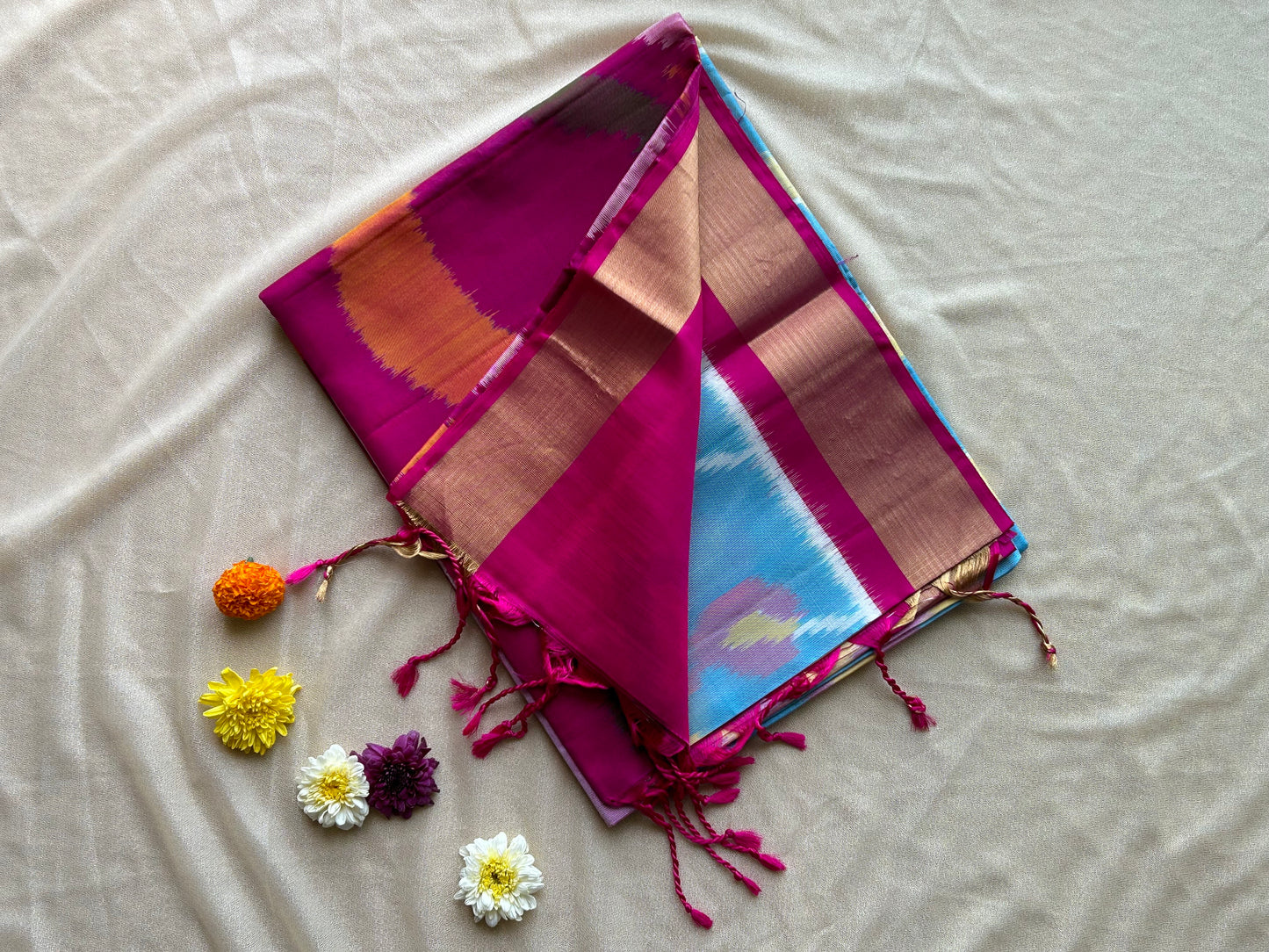 Pure Silk handloom Pochampally Sarees