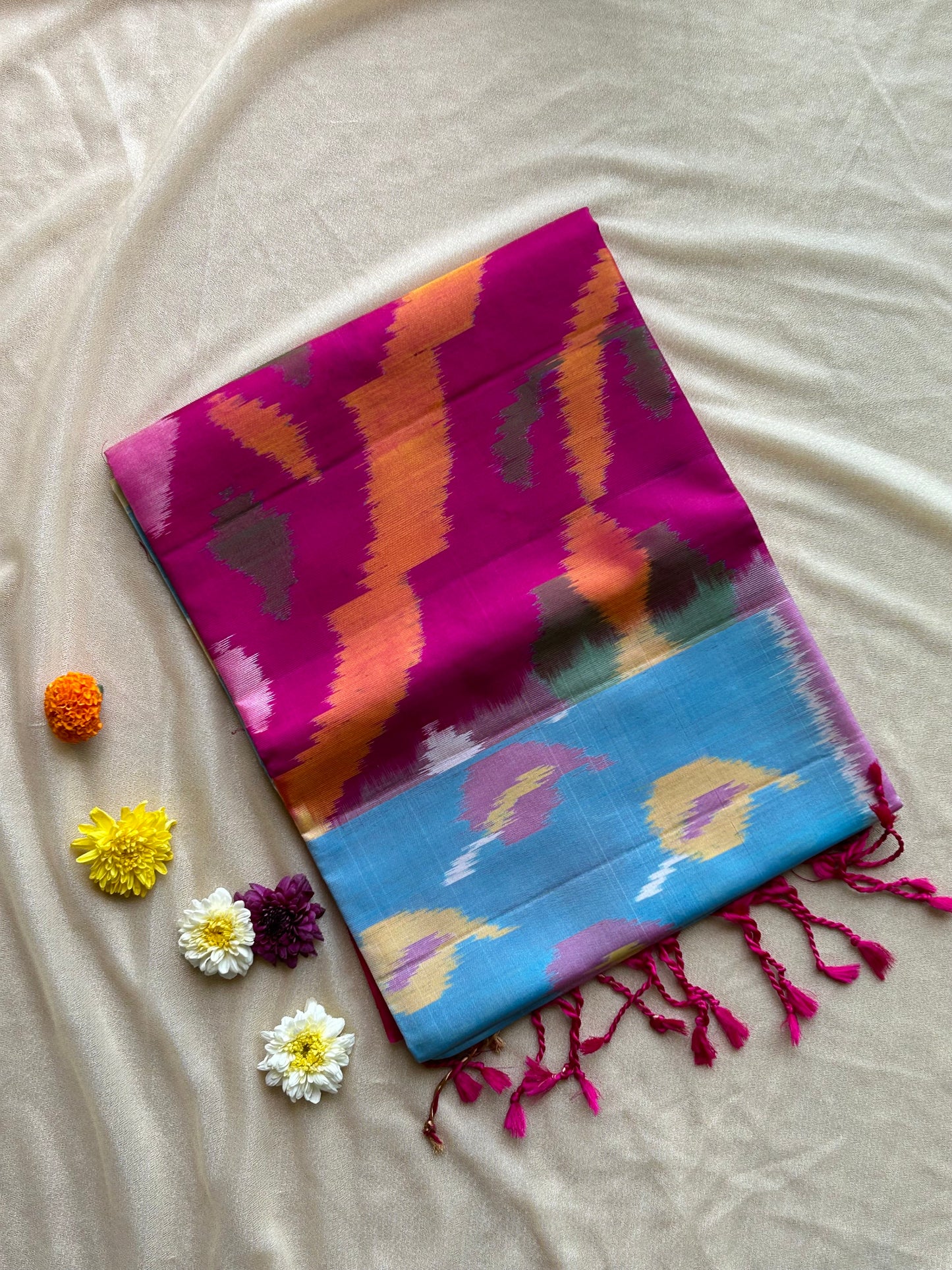 Pure Silk handloom Pochampally Sarees