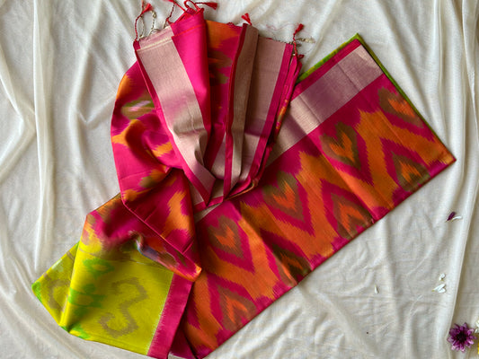 Pure Silk handloom Pochampally Sarees
