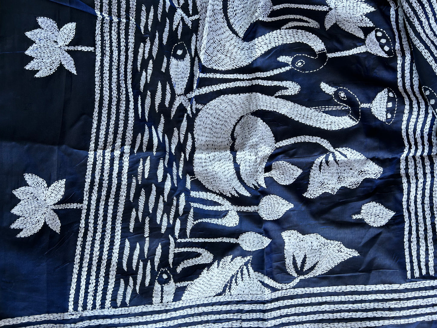 Kantha Silk Sarees
