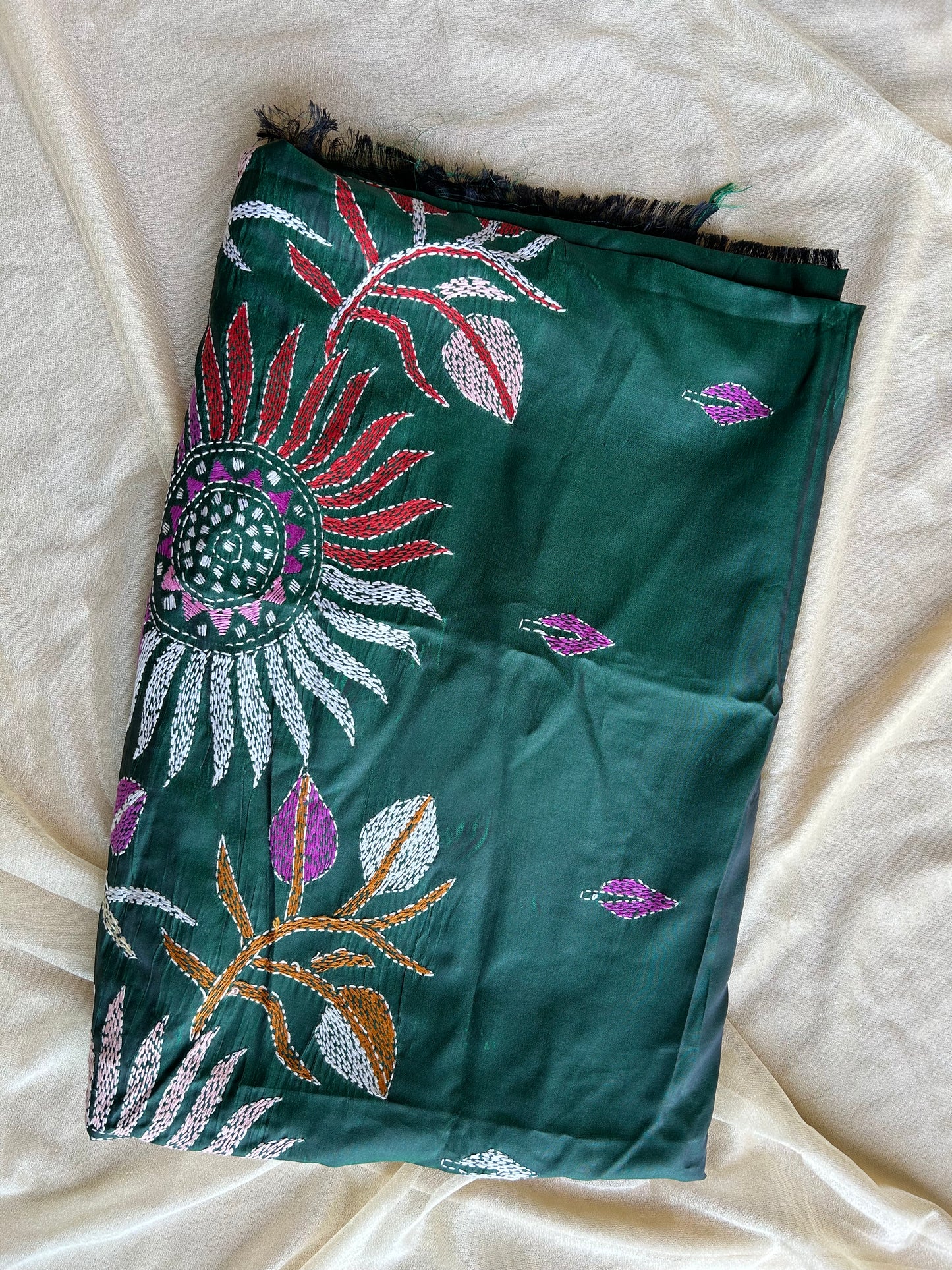 Kantha Silk Sarees