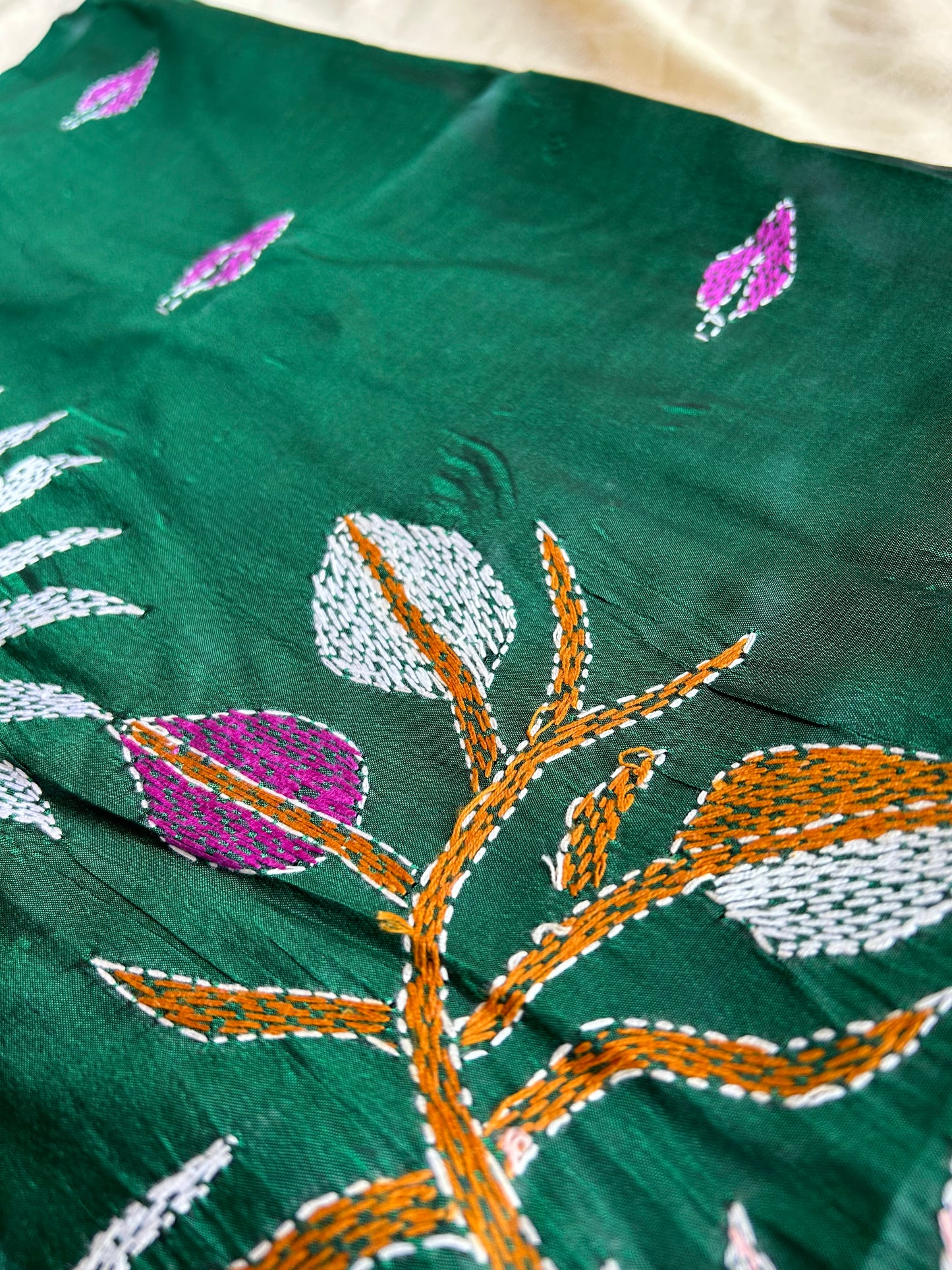 Kantha Silk Sarees
