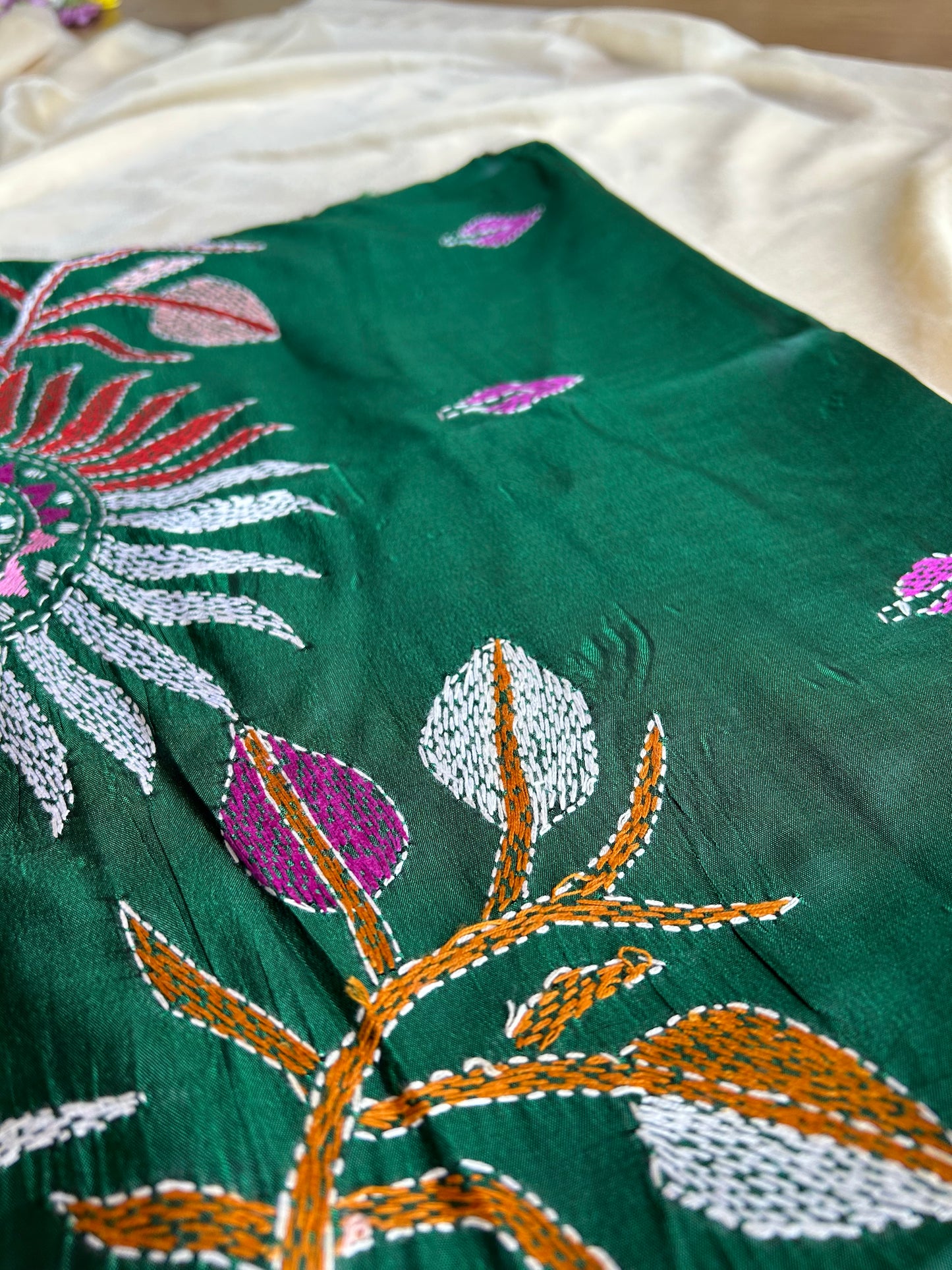 Kantha Silk Sarees