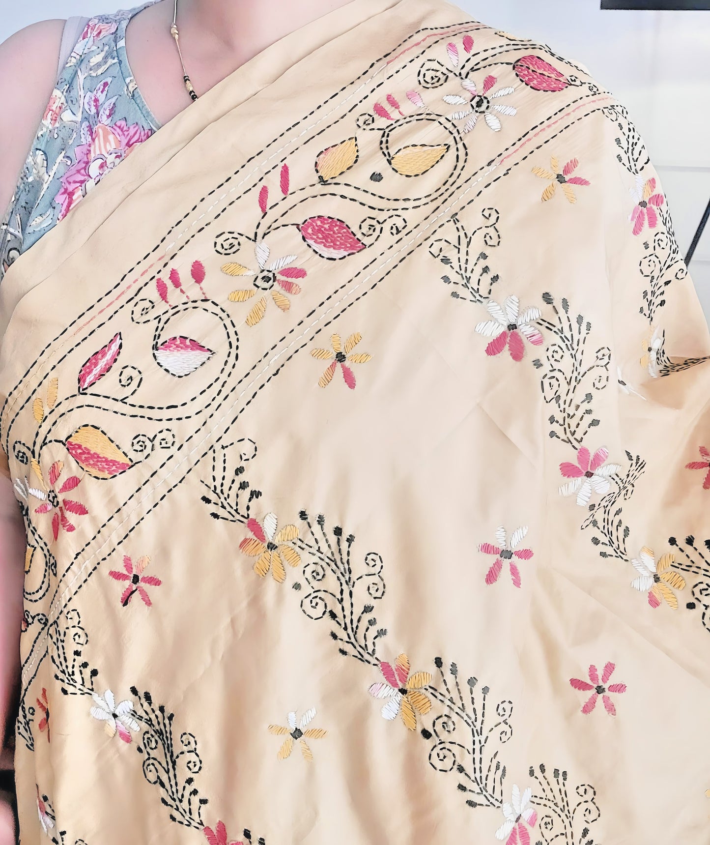 Kantha Silk Sarees