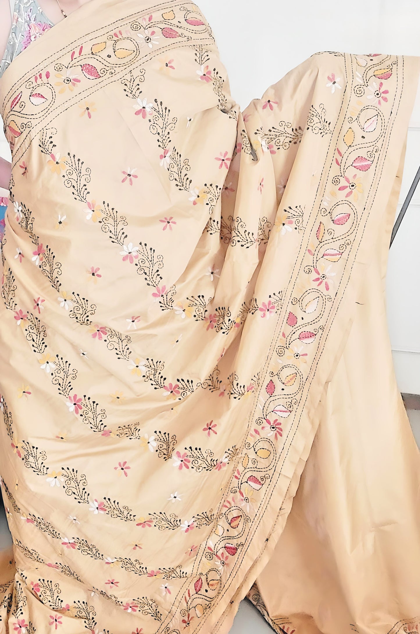 Kantha Silk Sarees