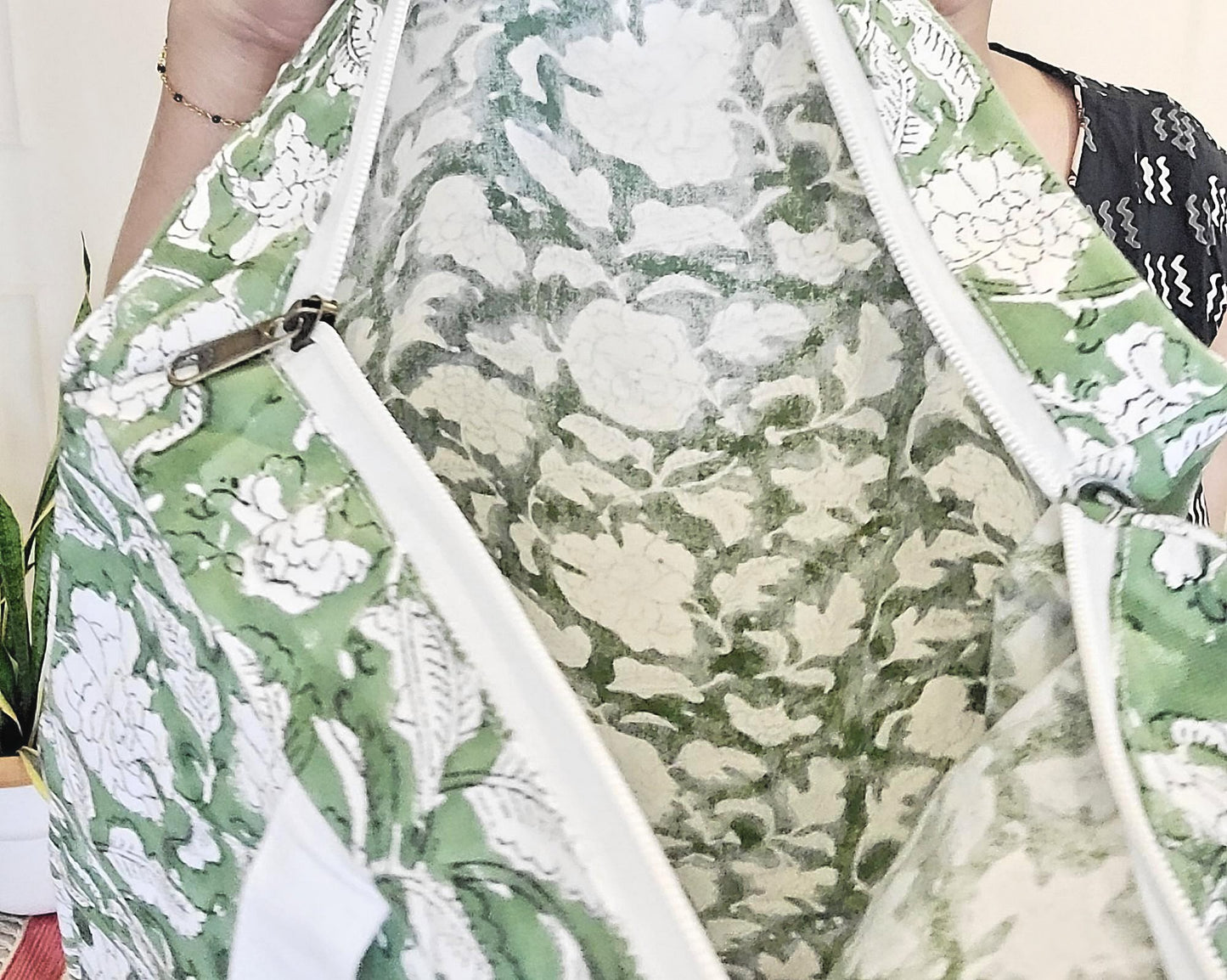 Canvas bag -Block Printed