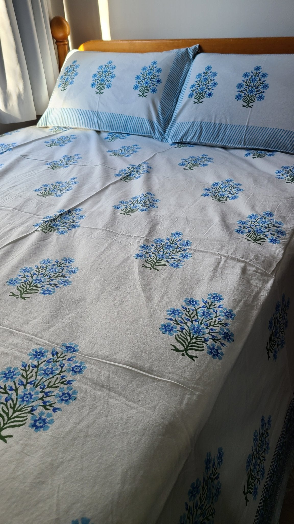 Timeless Elegance: Hand-Block Printed Bedsheets for Stylish Bedrooms - Indianidhi