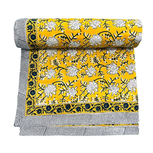 Timeless Elegance: Hand-Block Printed Bedsheets for Stylish Bedrooms - Indianidhi