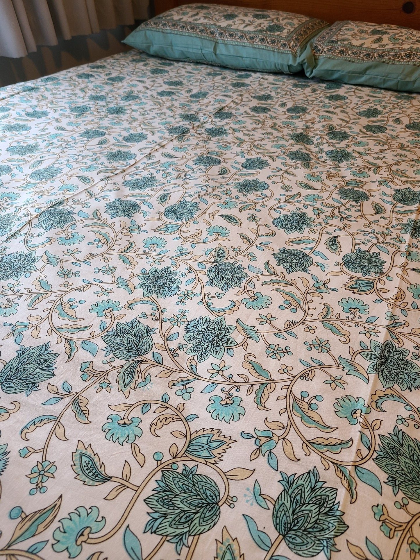 Timeless Elegance: Hand-Block Printed Bedsheets for Stylish Bedrooms - Indianidhi