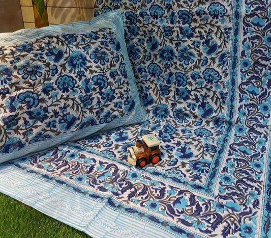 Timeless Elegance: Hand-Block Printed Bedsheets for Stylish Bedrooms - Indianidhi