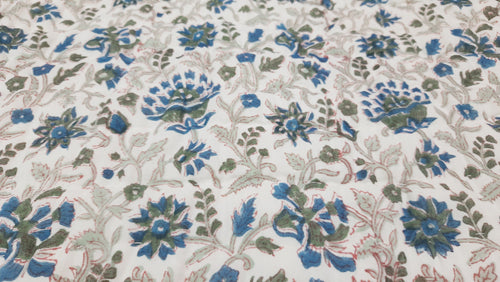 Exquisite Block Printed Rasai from Jaipur - Handcrafted Comfort and Elegance