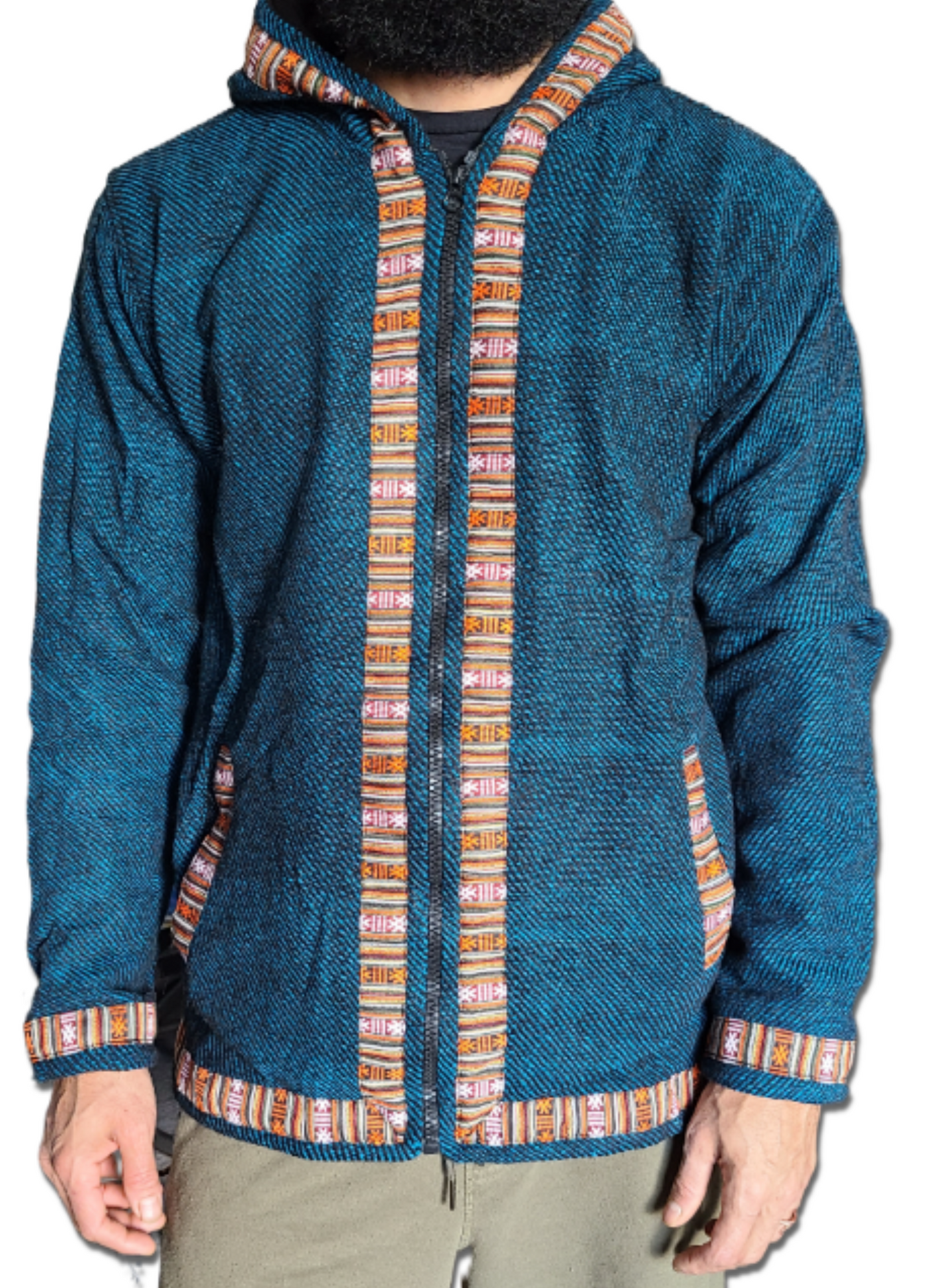 Authentic Himachal Kullu Woolen Zipper Jackets