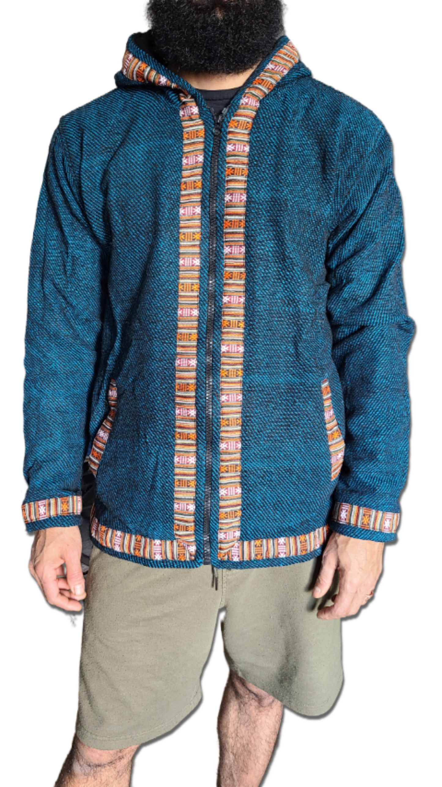 Authentic Himachal Kullu Woolen Zipper Jackets