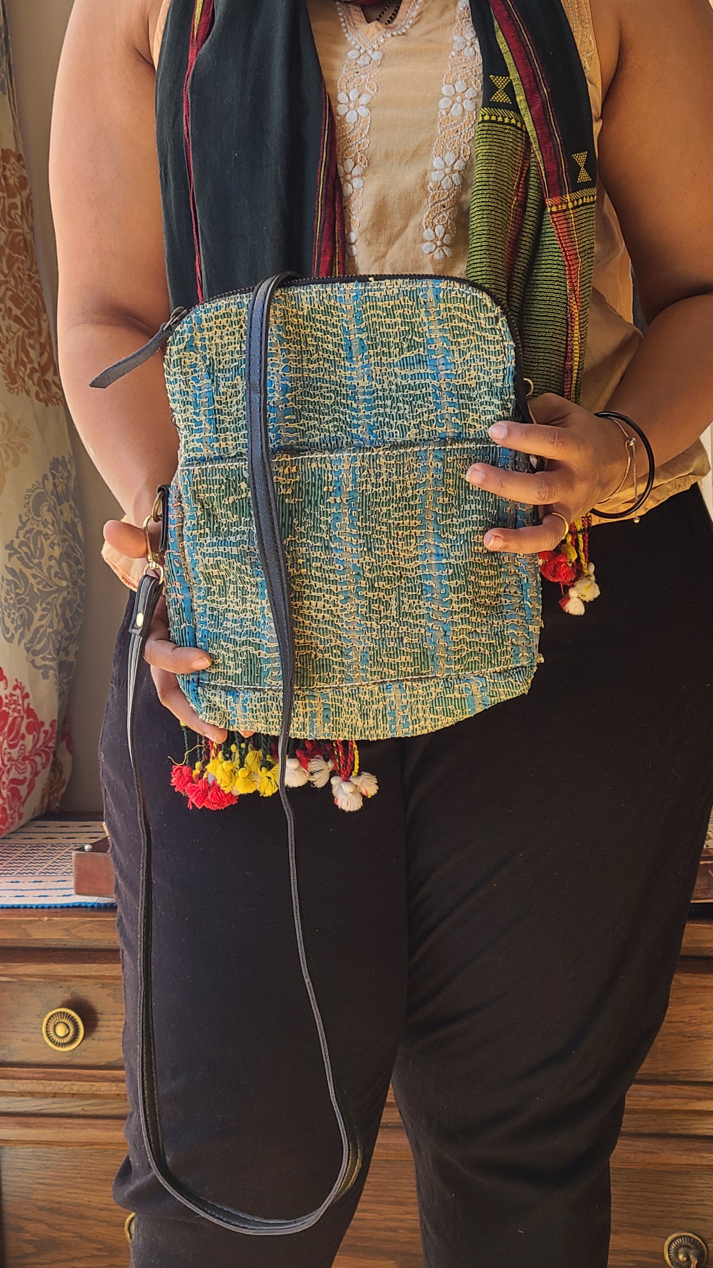 Kantha Sling bag