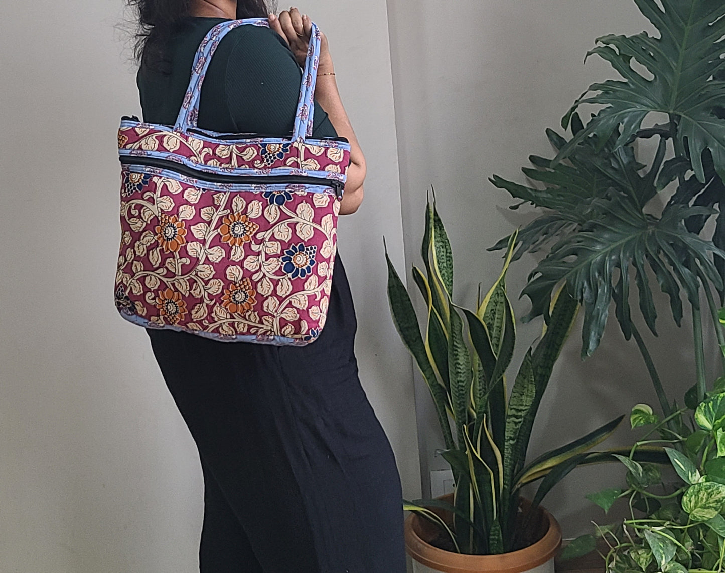 Kalamkari quilted Bags