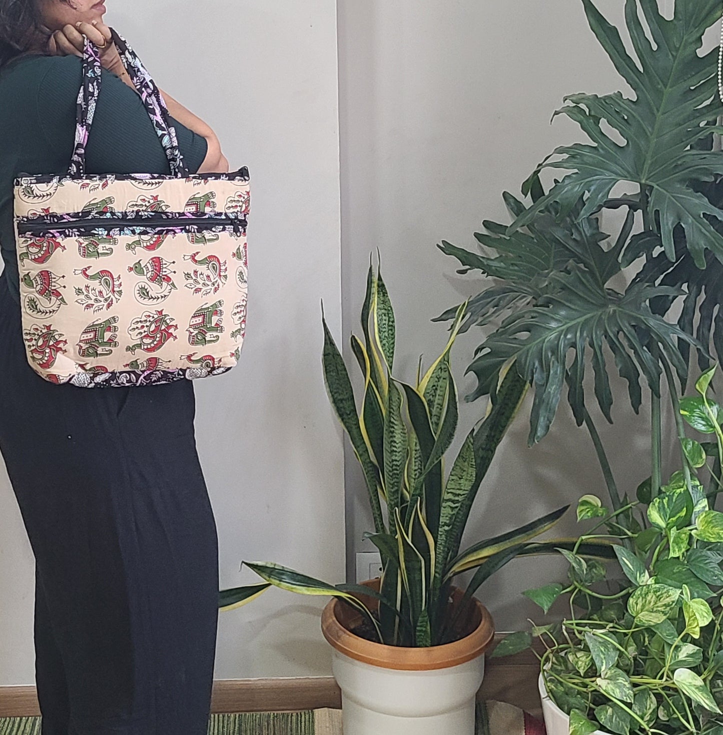 Kalamkari quilted Bags