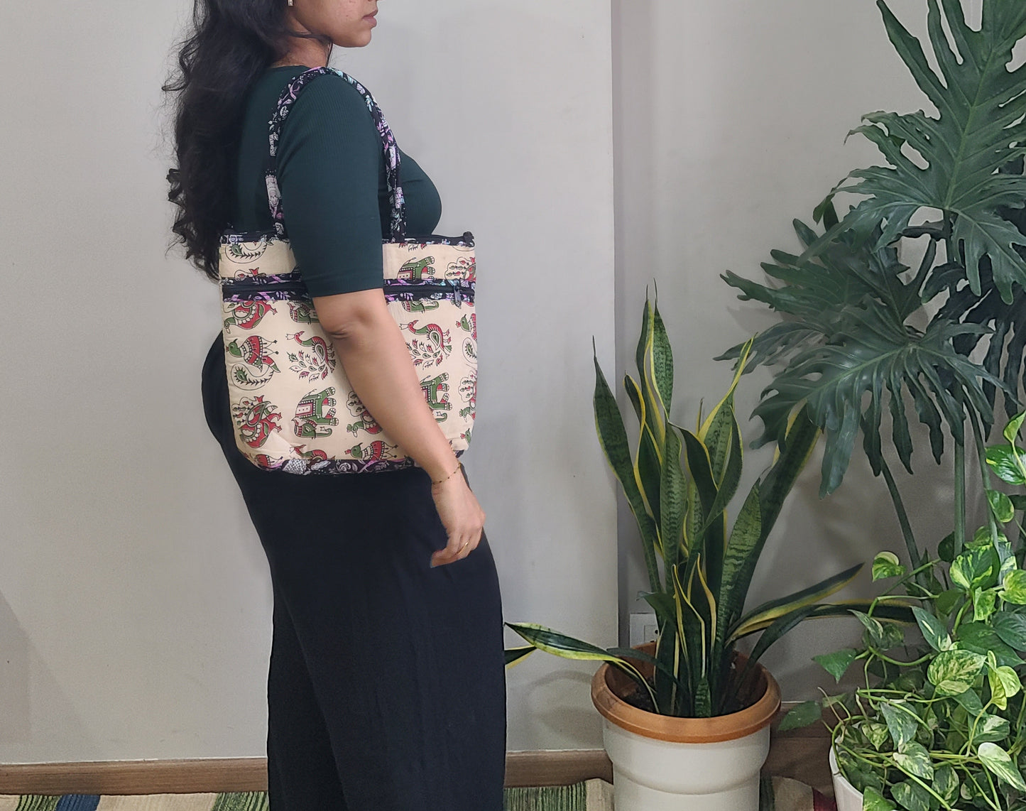 Kalamkari quilted Bags