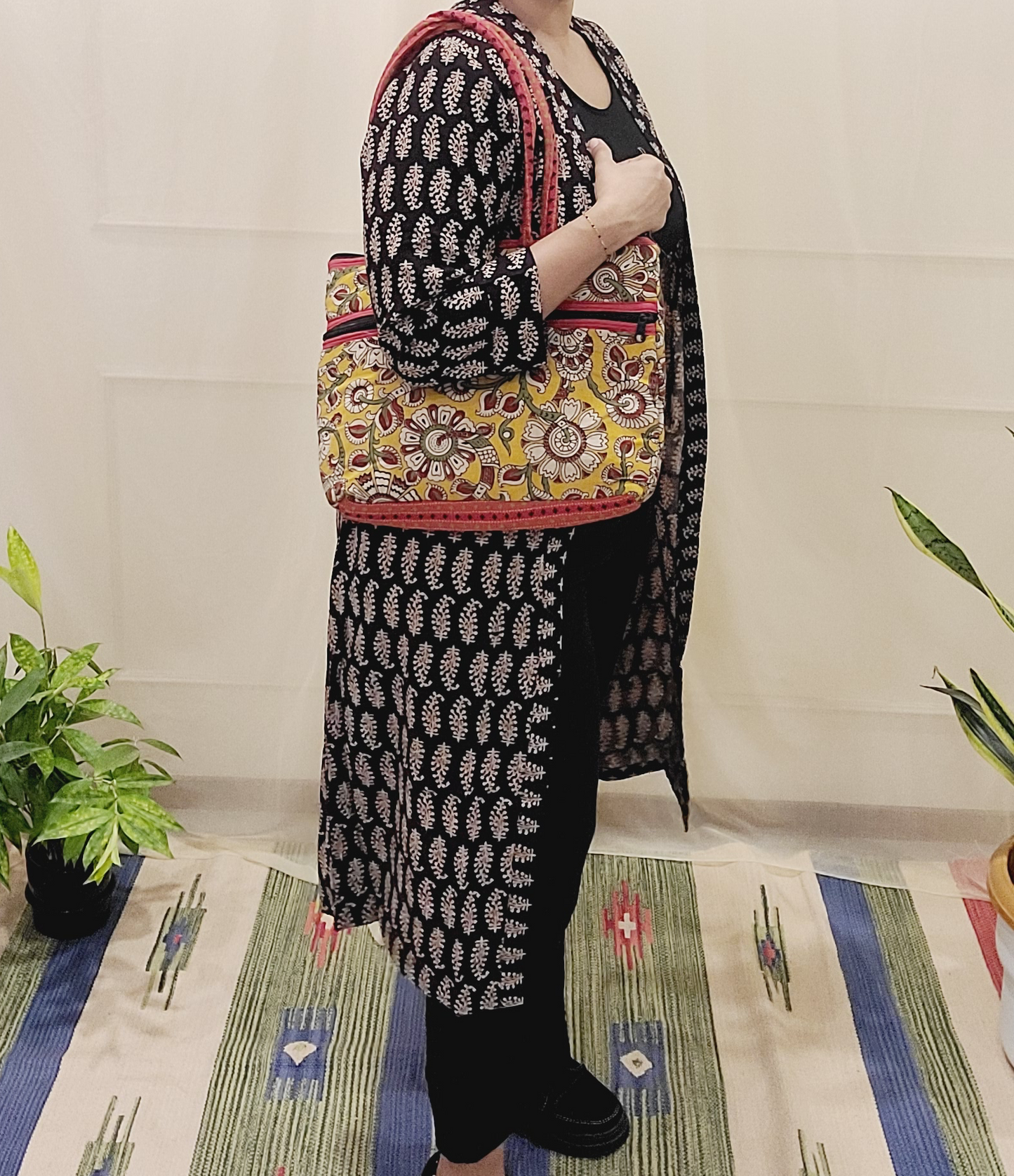 Kalamkari quilted Bags