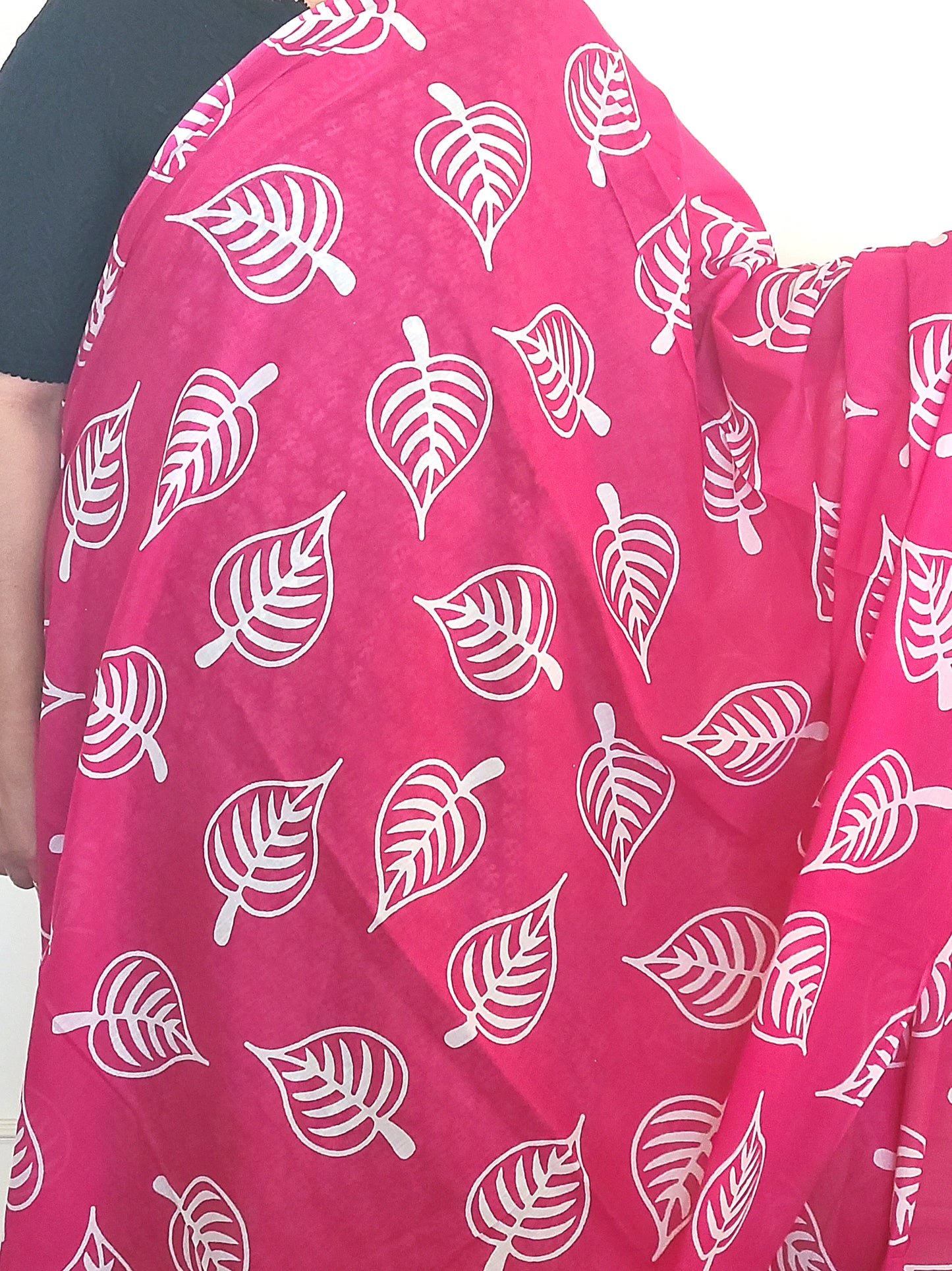 Cotton Handblock printed Saaree