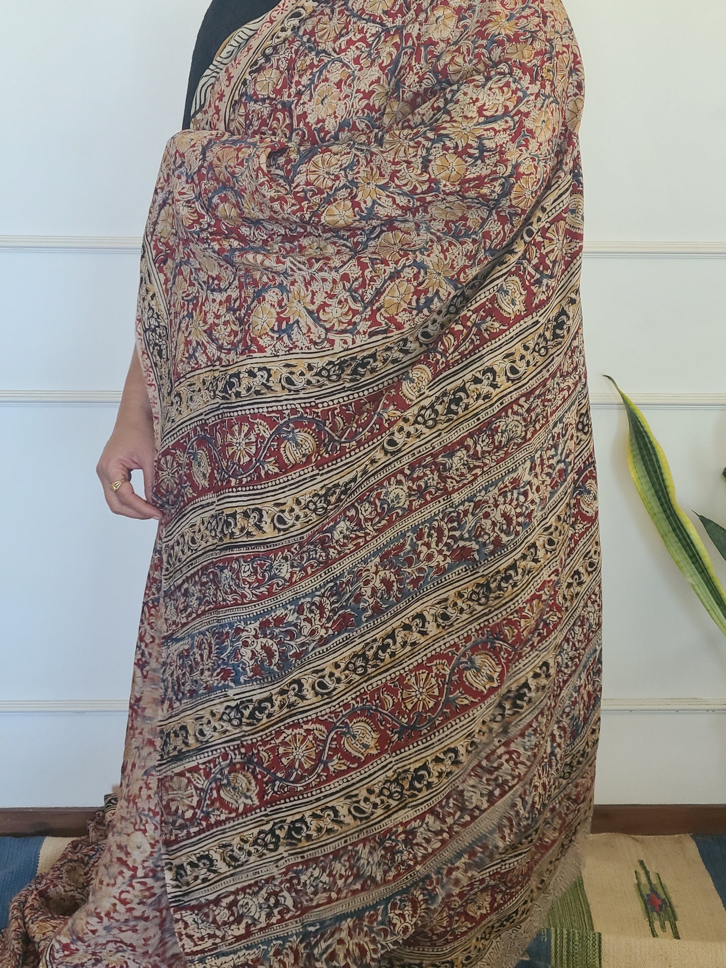 Kalamkari Chennuri Silk Saaree