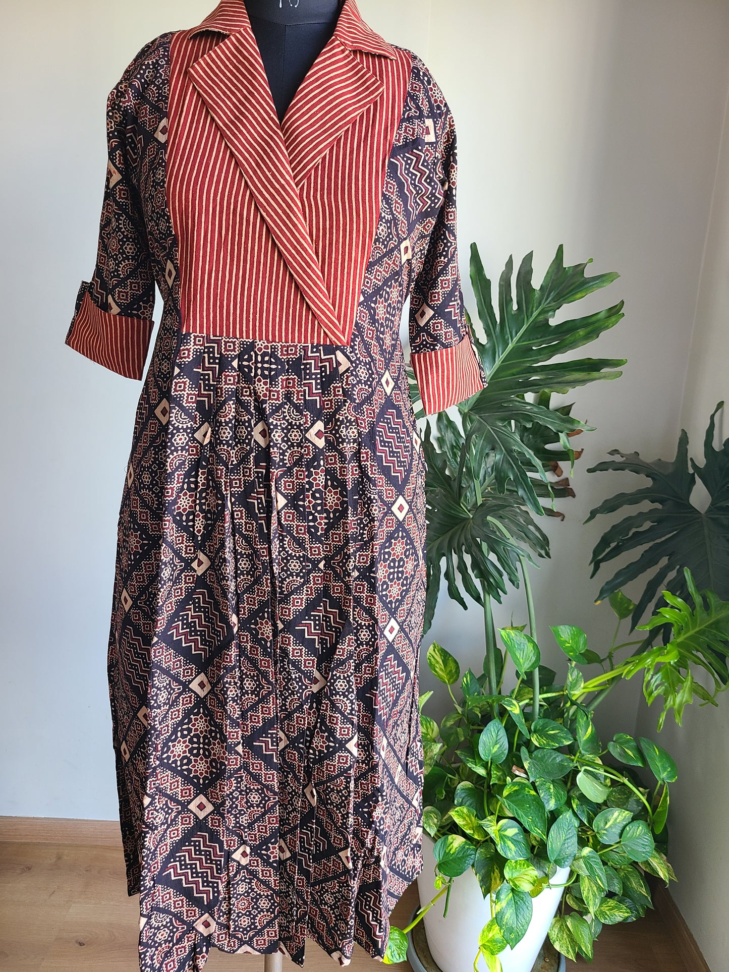 Block printed Dress