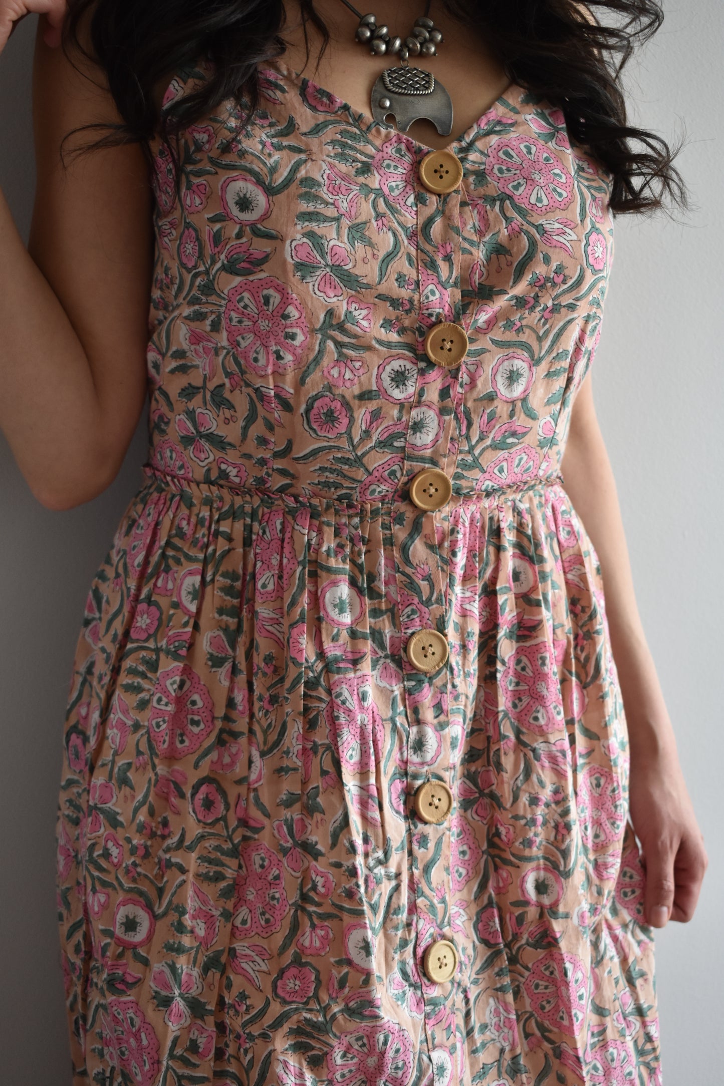 Block printed Dress