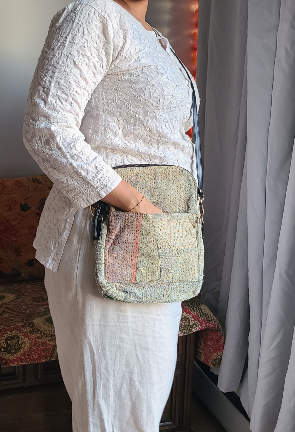 Kantha Sling bag