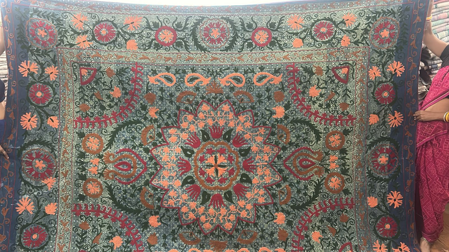 Wholesale order Suzani Ajrakh Quilts 10 , billed for 20kgs