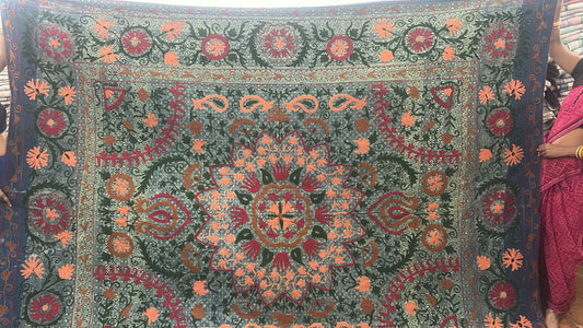 Wholesale order Suzani Ajrakh Quilts 10 , billed for 20kgs