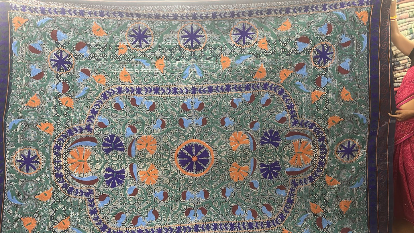 Wholesale order Suzani Ajrakh Quilts 10 , billed for 20kgs