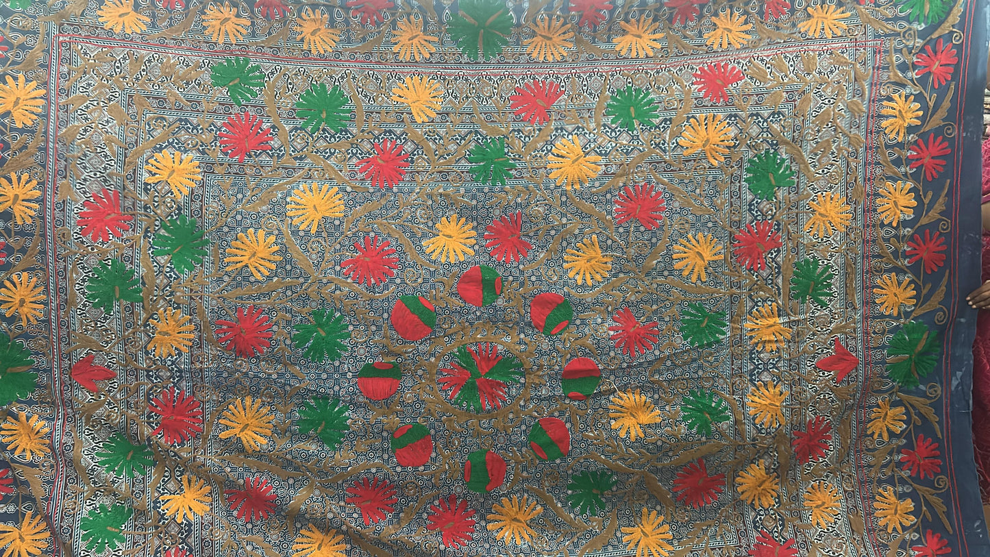 Wholesale order Suzani Ajrakh Quilts 10 , billed for 20kgs