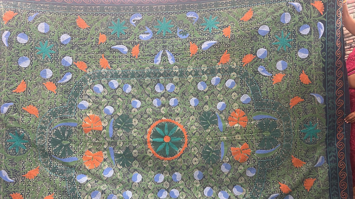 Wholesale order Suzani Ajrakh Quilts 10 , billed for 20kgs