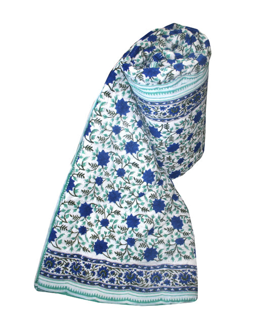 Exquisite Block Printed Rasai from Jaipur - Handcrafted Comfort and Elegance