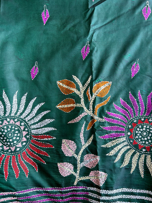 Kantha Silk Sarees