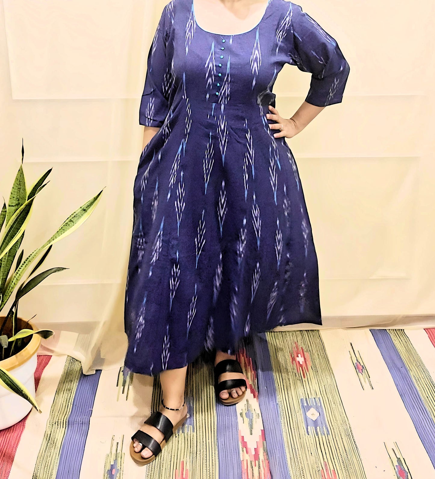 Ikkat Dress