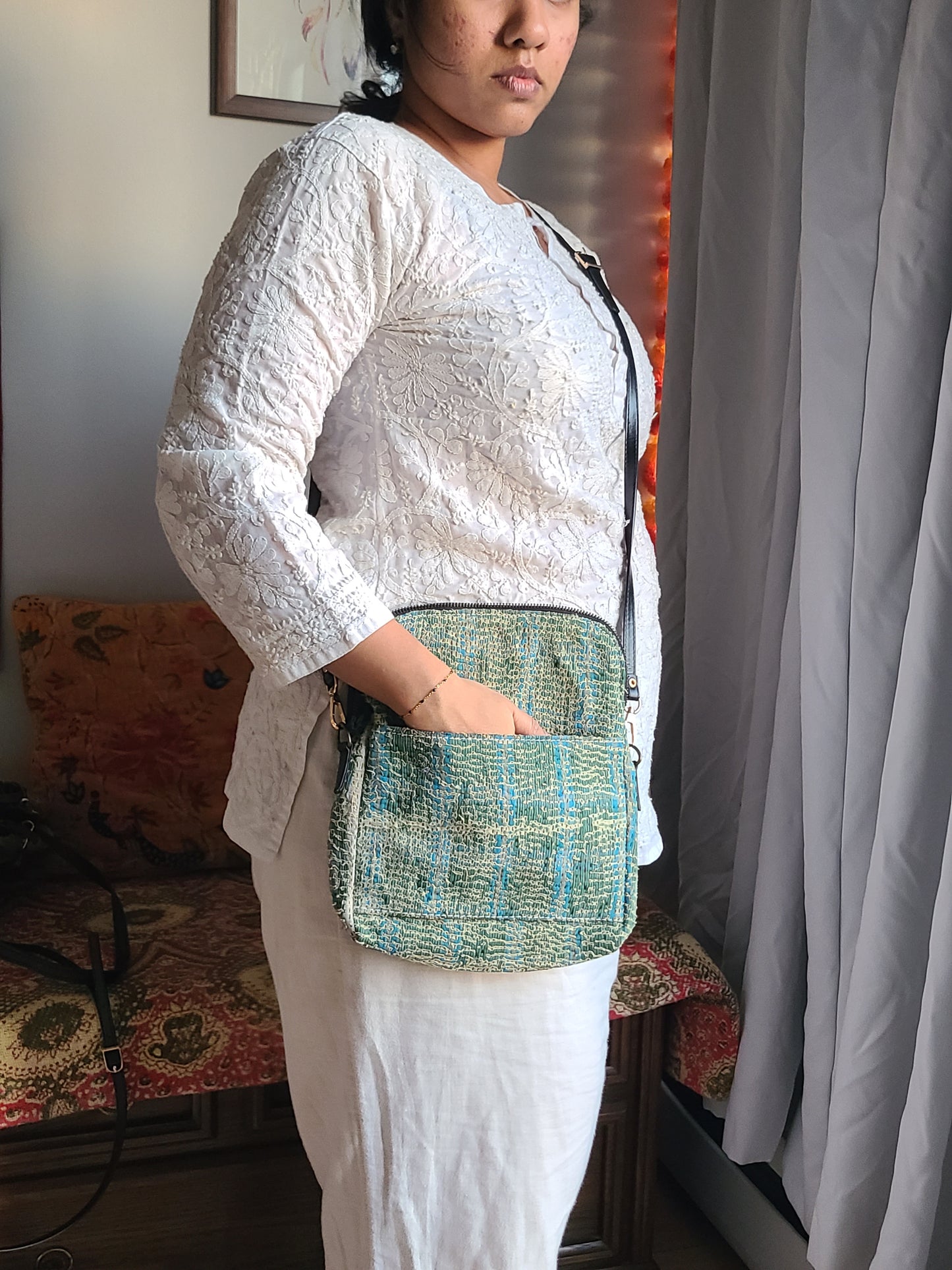 Kantha Sling bag