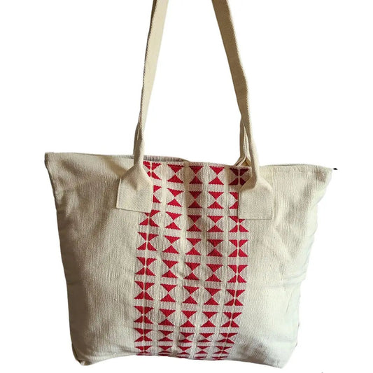 Nagaland Artisanal Woven Cotton Bag: Authentic Craftsmanship of women artisans of India - Indianidhi