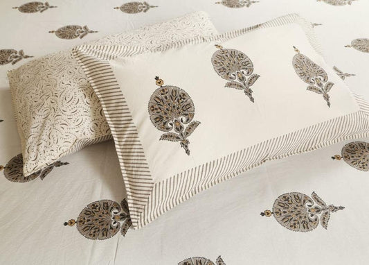 Timeless Elegance: Hand-Block Printed Bedsheets for Stylish Bedrooms - Indianidhi